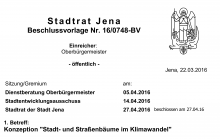 Beschlussvorlage 16/0748-BV - Konzeption "Stadt- und Straßenbäume im Klimawandel"